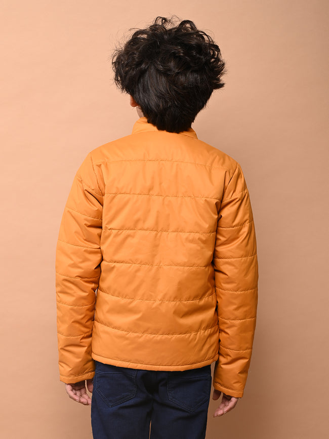 Front Zip Open Bomber Jacket