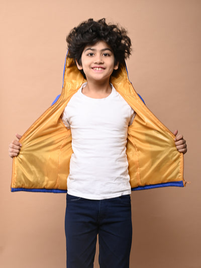 Front Zip Open Bomber Hooded Jacket