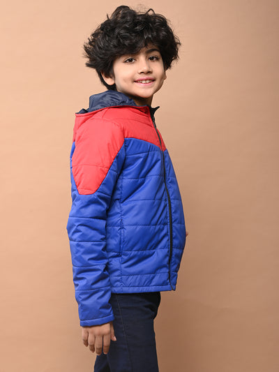 Double Shaded Puffer Hooded Jacket