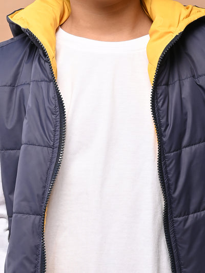 Reversible Sleeveless Puffer Jacket