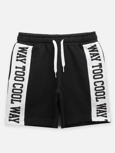 Printed Mid Rise Drawstring Shorts Pack of 2