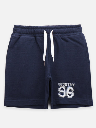 Navy Red Drawstring Shorts Pack of 2