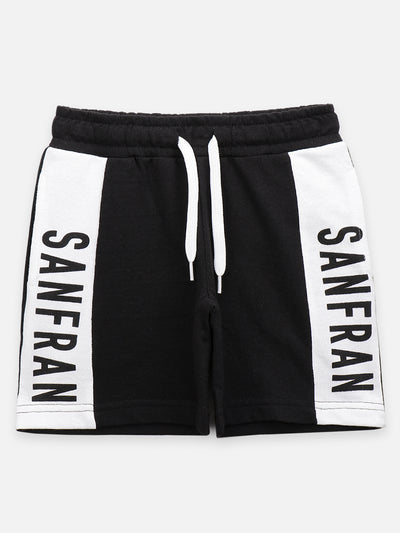 Solid Mid Rise Drawstring Shorts Set of 2