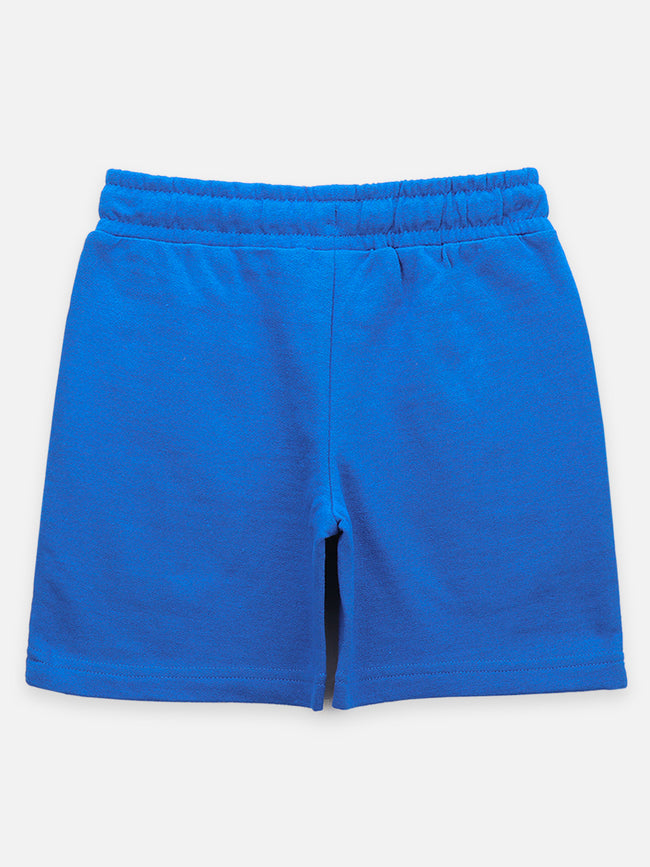 Solid Mid Rise Drawstring Shorts Set of 2