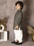 Tribal All Over Print Kurta with Dhoti Set