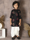 Paisley Print Kurta with Dhoti Set