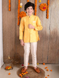 Embroidered Button Down Kurta with Pant Set