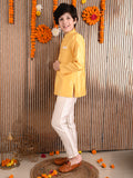 Embroidered Button Down Kurta with Pant Set