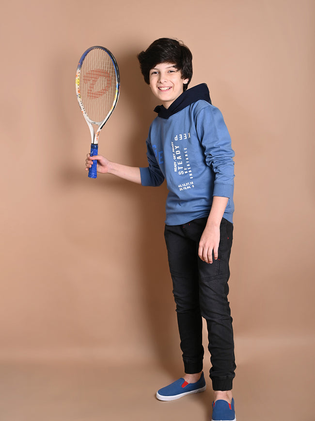 Graphic Designed Hooded Sweatshirt