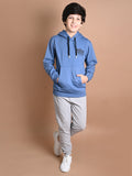 Front Pocket Designed Hooded Sweatshirt