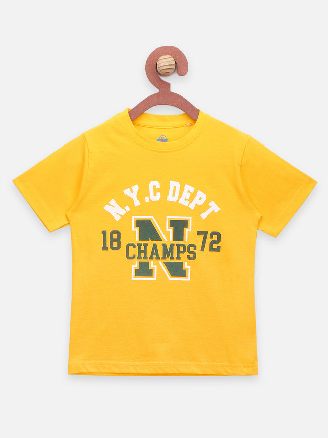 Stripes Numeric Printed Summer Cool Tshirts Pack of 3