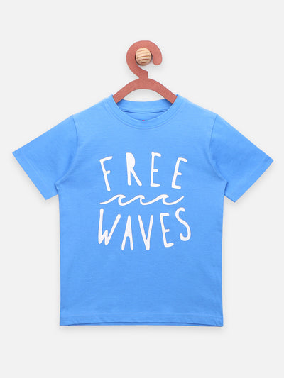Free Waves Stripes Printed Summer Cool T-shirt Pack of 2