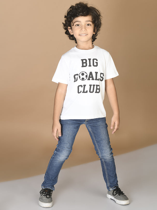 Big Goals Club Printed Summer Cool Tshirt