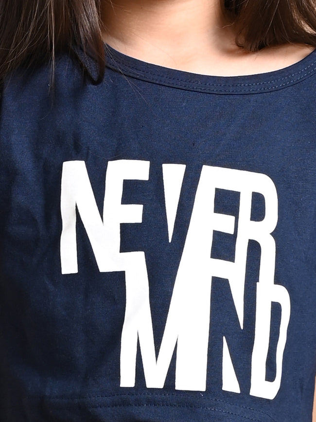 Never Mind Printed Top with Jogger Set