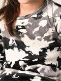 All Over Printed Sweatshirt with Legging
