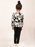 All Over Printed Sweatshirt with Legging