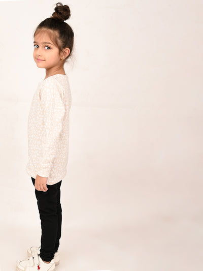 All Over Printed Sweatshirt with Legging Set