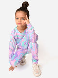 Designer Crop Sweatshirt Tee with Legging