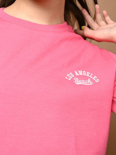 Solid Plain Long Sleeve Sweatshirt with Shorts