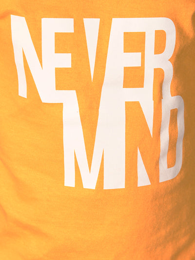 Never Mind Printed Short Sleeve Top with Jogger Set