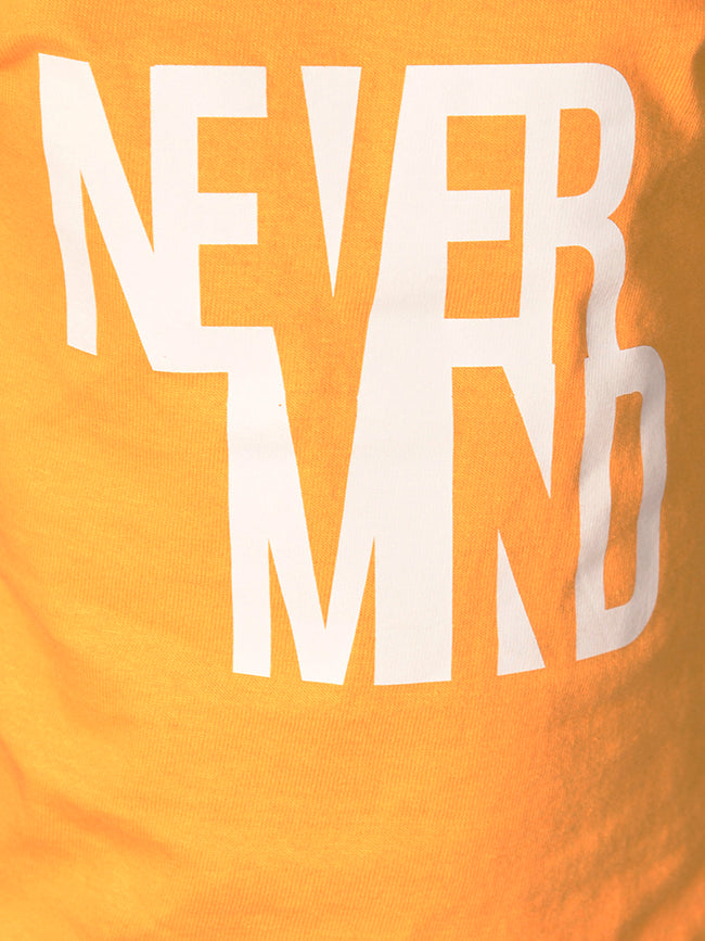 Never Mind Printed Short Sleeve Top with Jogger Set