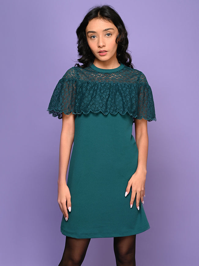 Stylish Net Designed Bodycon Party Dress