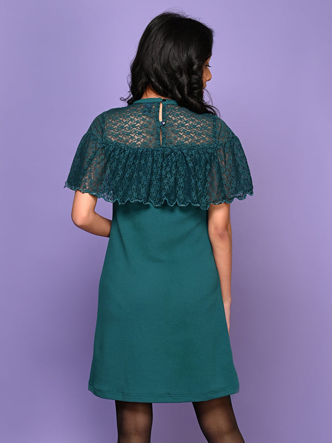 Stylish Net Designed Bodycon Party Dress