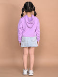 Joyful Applique Girlish Sweatshirt