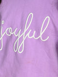 Joyful Applique Girlish Sweatshirt