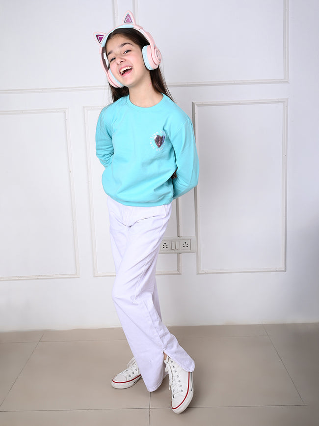 Solid Plain Full Sleeve Sweatshirt