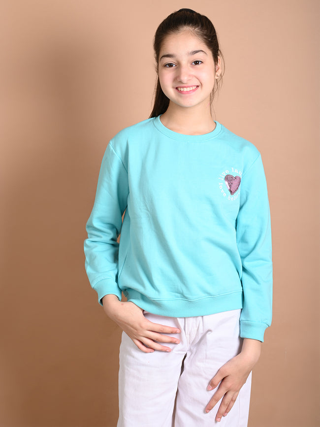 Solid Plain Full Sleeve Sweatshirt