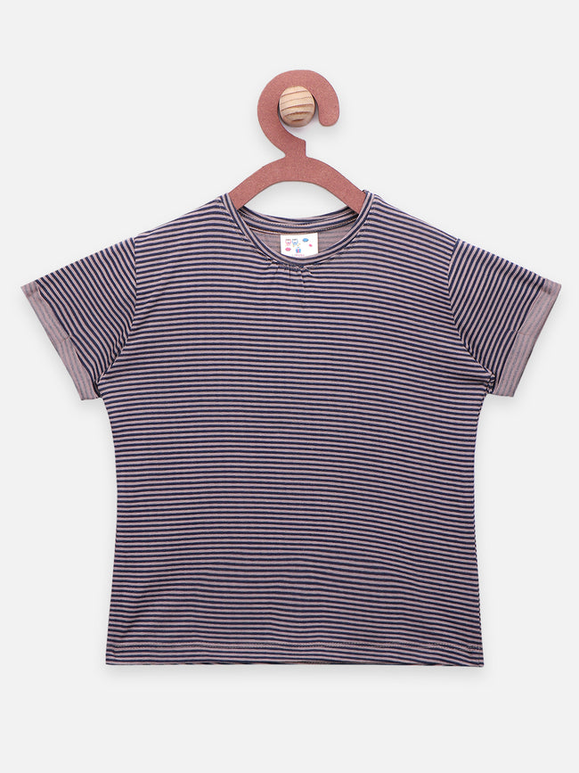 Star Striped Printed Top Pack of 3