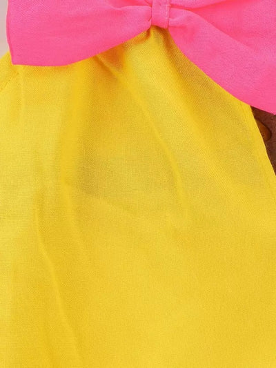 Bow Style One Shoulder Top with Skirt Set