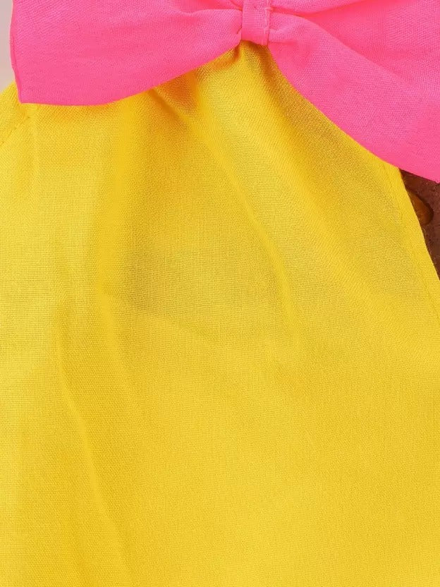 Bow Style One Shoulder Top with Skirt Set